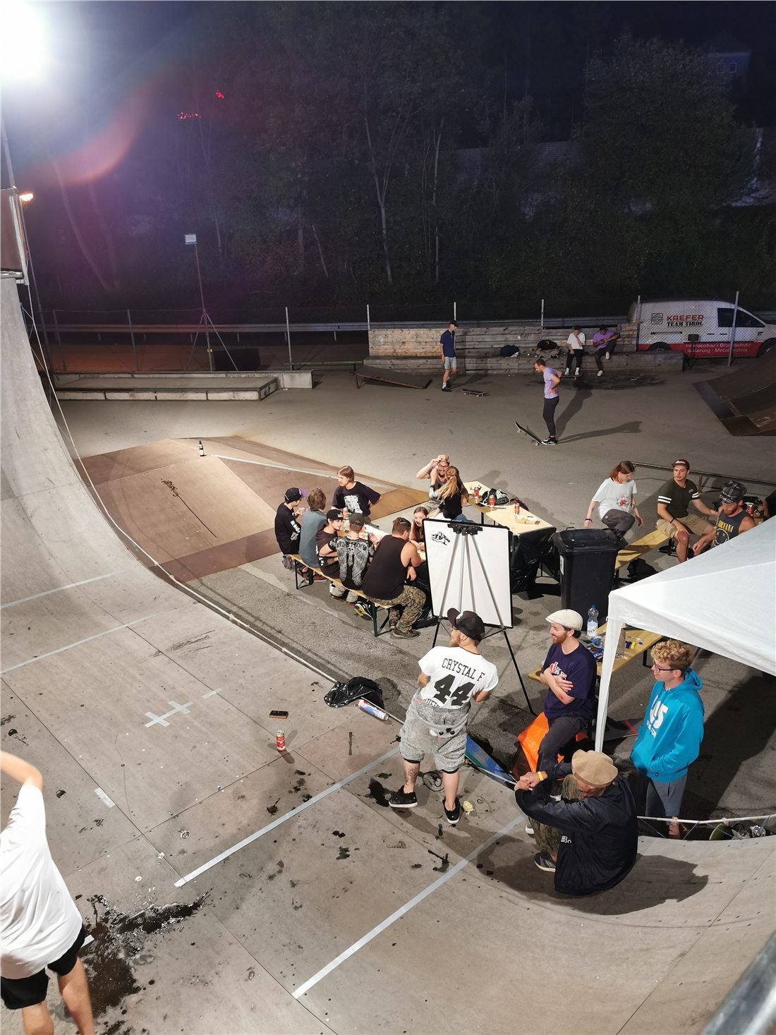 Holla-Fest Abend im Skatepark