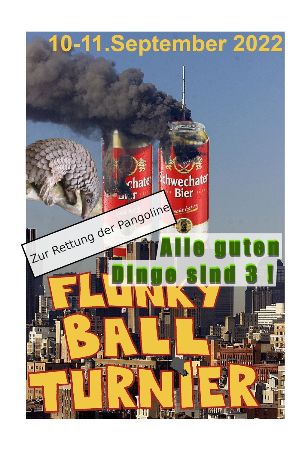 Flunkyball-Turnier Flyer 2022