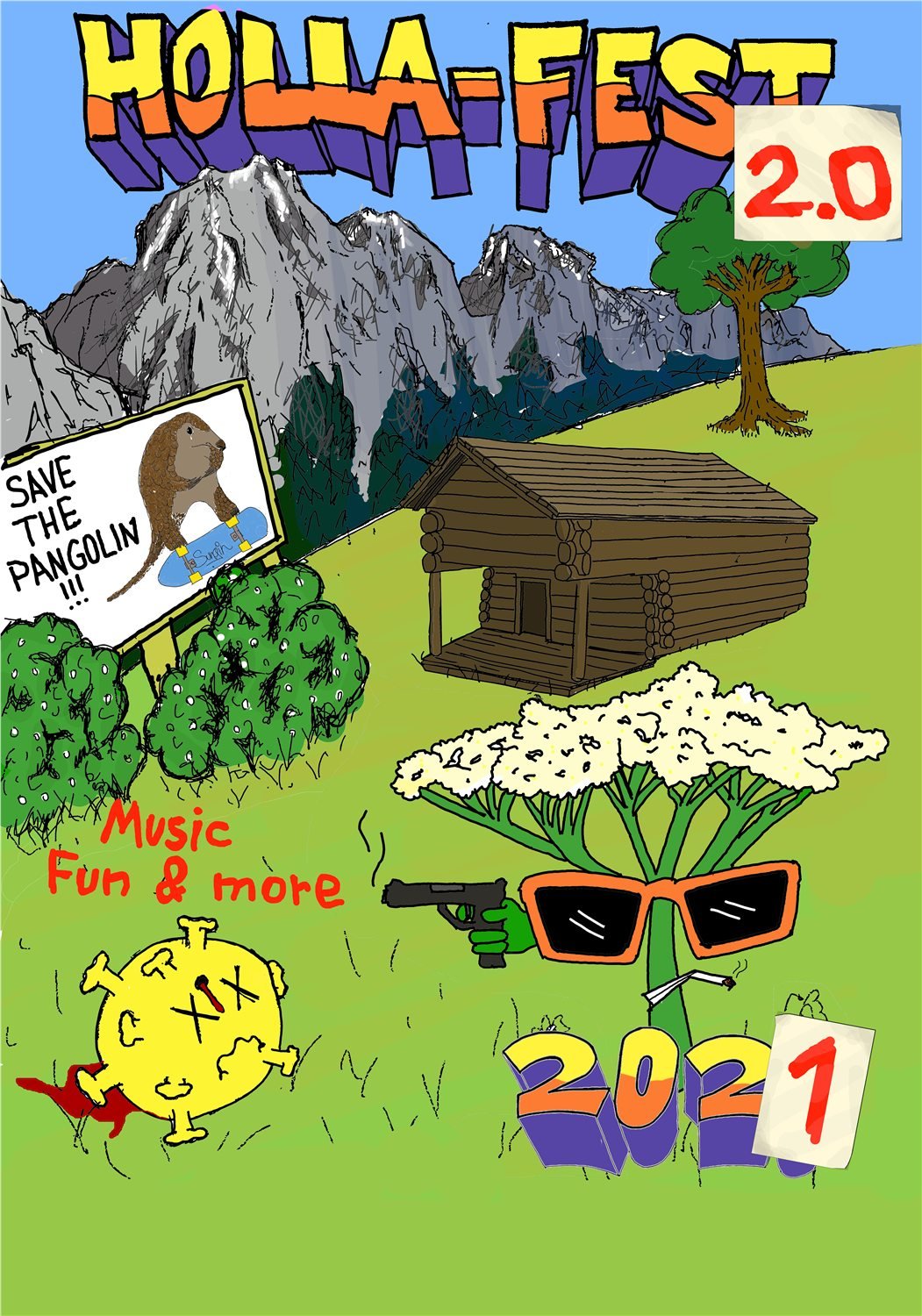 Holla-Fest Poster 2021